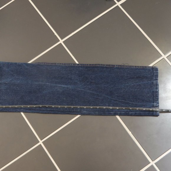 Maurice Sasson Jeans Denim Women's Sz 7 Boot Cut Pants Dark Blue 80s 90s Vintage - Picture 8 of 8